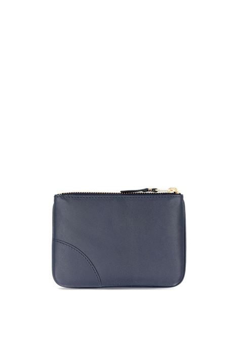 zip wallet unisex navy COMME DES GARÇONS WALLET | SA8100NAVY